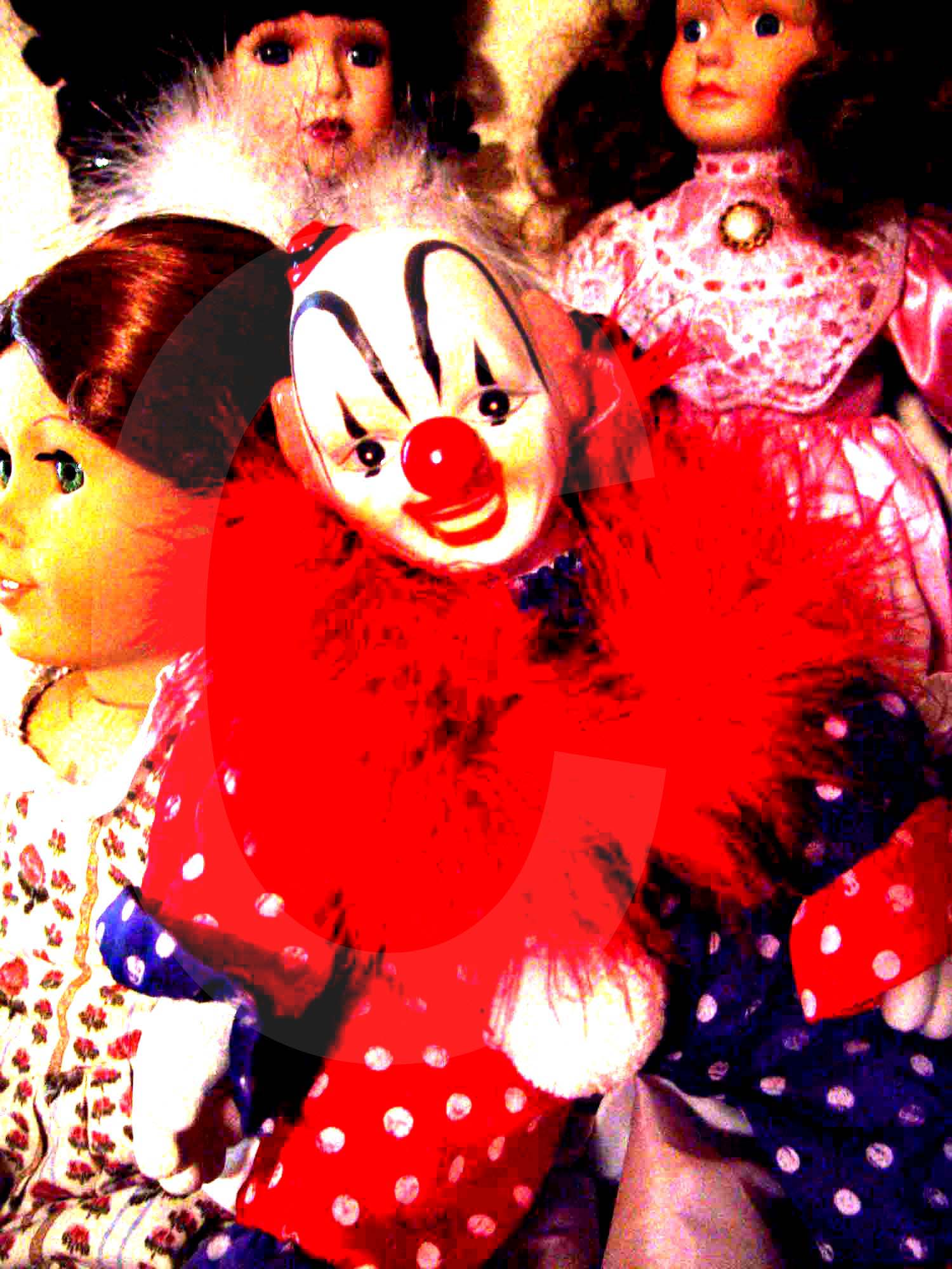 art, horror art,toys haunted,possessed objects,dolls,barbies,clowns,cats,paranormal art,paintings,psychic documentary